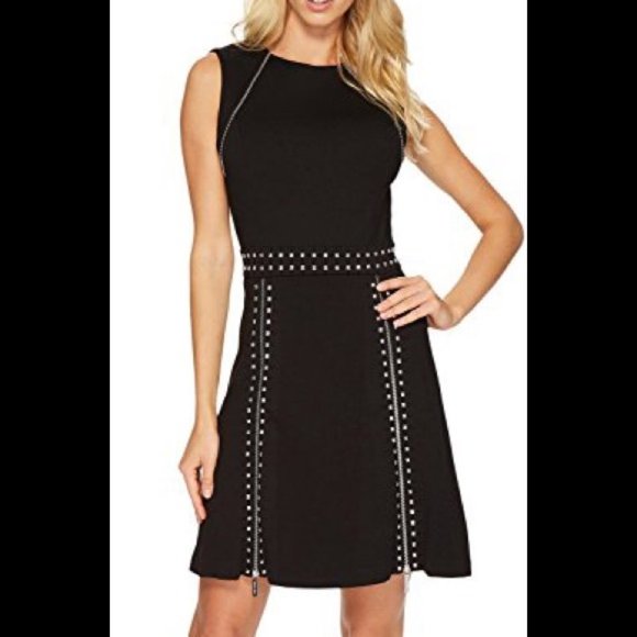 MICHAEL KORS Pyramid stud sleeveless dress -Medium - Picture 3 of 11